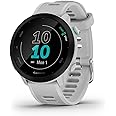 Garmin Forerunner 55, GPS Running Watch with Daily Suggested Workouts, Up to 2 weeks of Battery Life, White One Size (Renewed)