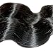 ALi Queen 1 Bundle Brazilian Remy Hair Body Wave Human Hair Extensions Natural Black Color 100g (18 inches)