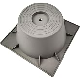 Dakota Sourcing 3" One Piece Condenser Risers, 4 Pack Heat Pump Stands, for Use with Condensers, Heat Pumps, and Air Handlers, 18030