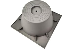 Dakota Sourcing 18031 One Piece Condenser Risers, Heat Pump Stands, for Use with Condensers, Heat Pumps, and Air Handlers, Pack of 4 (6")