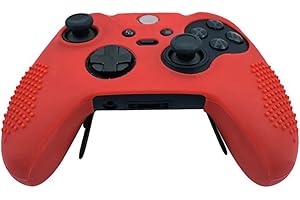 OSTENT Soft Protective Silicone Rubber Skin Case Cover for Xbox One Elite Controller (Red)