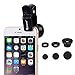 KINGMAS 3 in 1 Universal Fish Eye & Macro Clip Camera Lens Kit for iPad iPhone 7 4.7