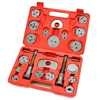 Universal Caliper Tool Kit Case Wind Back Disc Brake Pad Piston Compressor 21pc