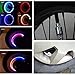 NEW POWER 4xLed Flash Lamp Tyre Wheel Valve Cap Light Stem Air Dust Cover (Colorful)