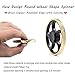 URSKYTOUS Fidget Spinner,  figet Spinner Toy Time Killer Golden Steering Wheel