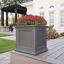 Fairfield Patio Planter 20x20 - Graphite Grey