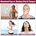 DISAAR BEAUTY Menstrual Cup Periods Kit Alternative to Tampons, Sanitary Napkins for Feminine Hygiene Get Blossom Cups for Menstrual Cycle- Pre Childbirth S Size（Set of 2） (S Size)