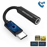 Pixel 2 XL USB C Headphones Audio Jack Adapter, Maxonar Hi-res USB C to 3.5 mm Adapter for Essential PH-1 Phone Razer Phone Google Pixel 2 Pixel 2 XL and Qualcomm Snapdragon 835/845 Chip Phone