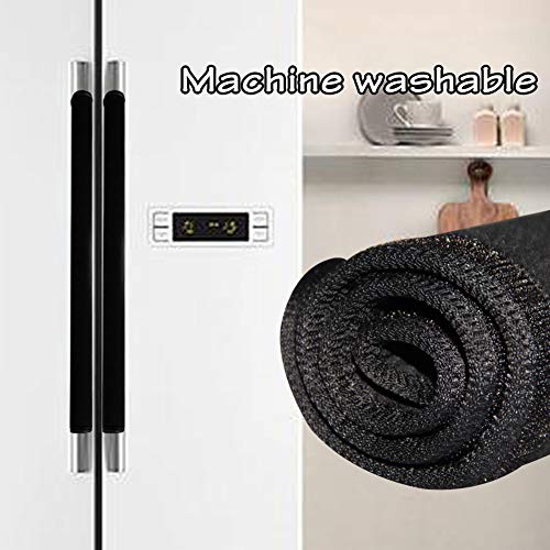 Miaowater 4 PCS Refrigerator Door Handle Covers Kitchen Appliance Decor
