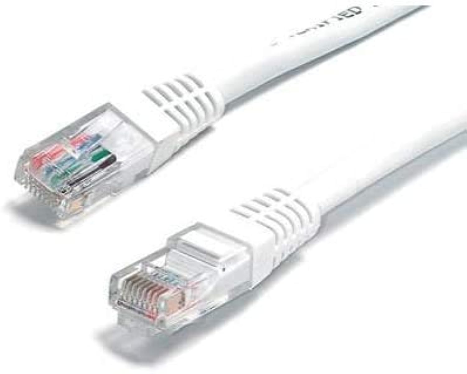 Cable-Core CAT 6 Network Cable. Ethernet LAN 10/100/1000 Gigabit Patch Lead White 3m