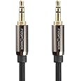 FosPower Audio Cable (25 FT), Stereo Audio 3.5mm Auxiliary Short Cord Male to Male Aux Cable for Car, Apple iPhone, iPod, iPa