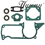 HYWAY HUSQVARNA 50, 51, 55 GASKET SET WITH OIL SEALS