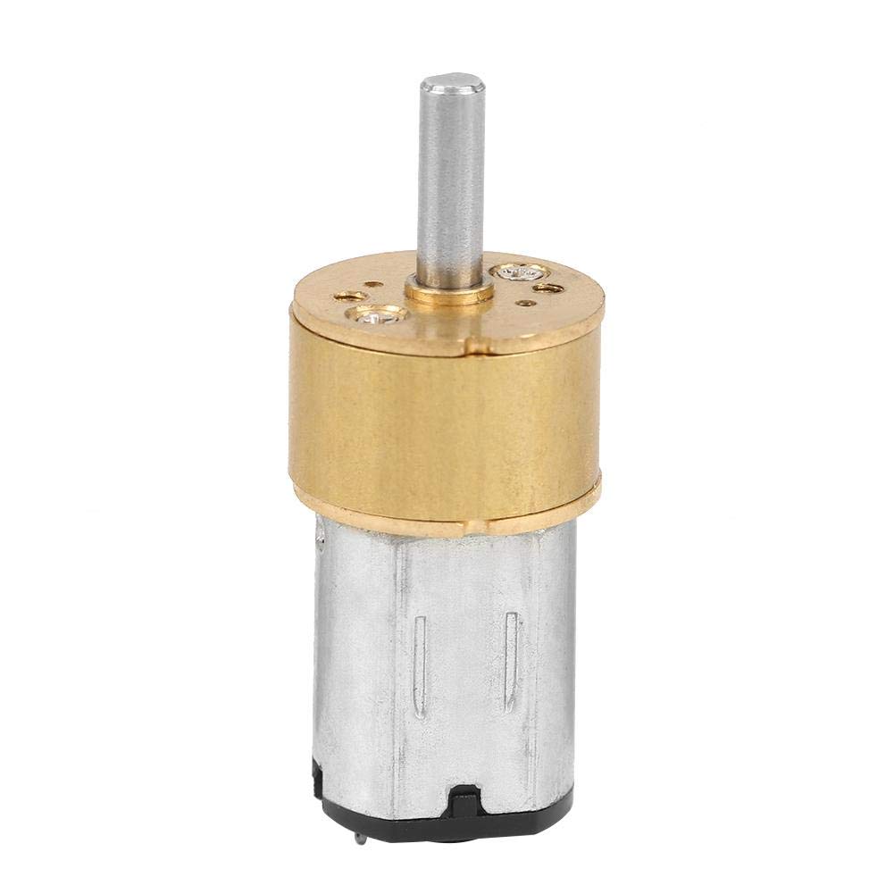 DC 6V Micro Motor, 14MM N20 Mini Metal Gear Box Low Speed Low Noise Motor Dustproof Wear-Resisting for Robot DIY (300RPM)
