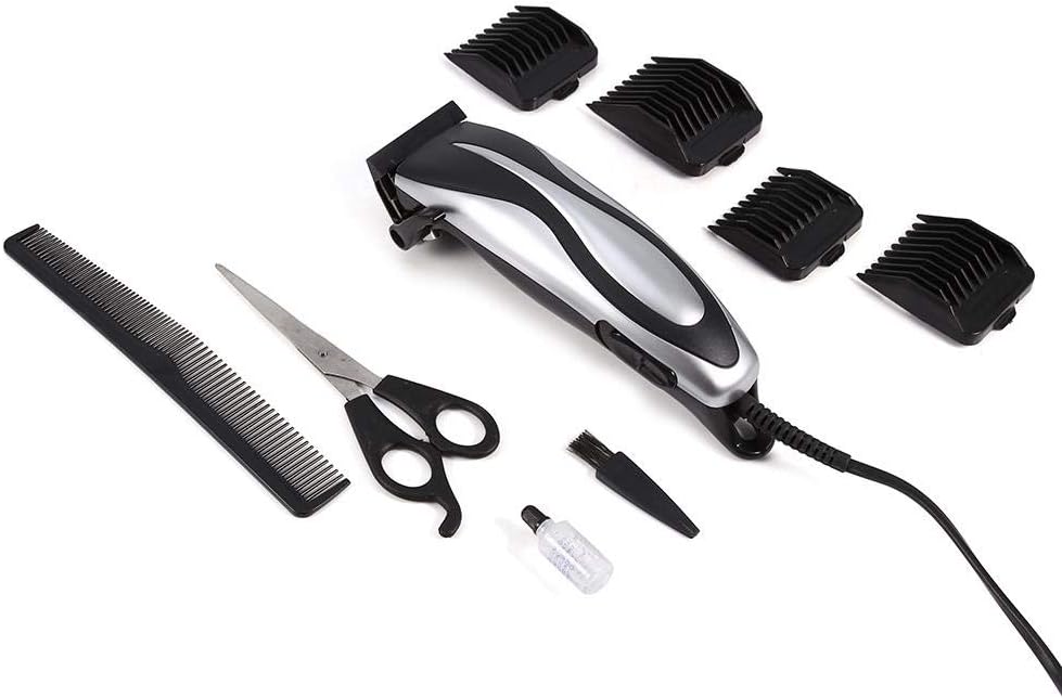 Electric Mustache and Beard Trimmer, Professional Hair Clipper Electric Trimmer Hair Cutting Machine Barbering Tool EU Plug