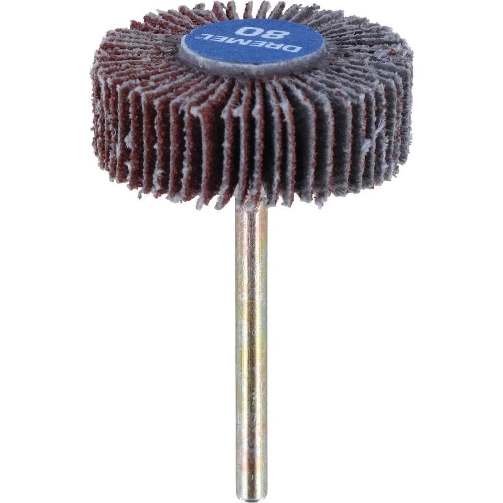 Dremel 502 Flap Wheel (9.5 mm, Grit 80), Rotary Tool Accessory for Sanding, Light Material Removal and Finish Smoothing