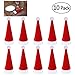 NICEXMAS Christmas Silverware Holders Christmas Cutlery Holders Cute Decoration for Christmas Dinner Table 10 pcs