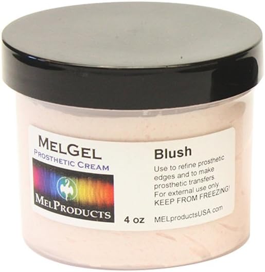 Mel Gel : Bondo-Prosthetic Transfer Cream and Blender (Blush) 1 oz.