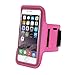 Refoss Water Resistant Sports Armband with Screen Protector for iPhone 7, 7 Plus, 8 Plus, 6, 6S, 6 Plus(5.5-Inch), Galaxy S6/S5, Note 4 with Key Holder, Rose