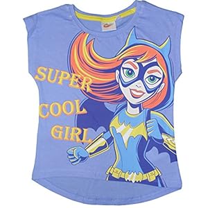 DC Superhero meisjes officiële licentie T shirt 4 naar 10 jaar ER1477