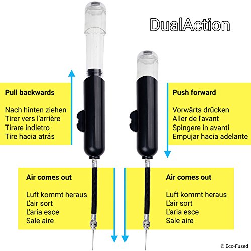 2x Ball Pump Super Compact Dual Action (Pumps Air when you Push and
