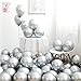 Metallic Silver Balloons 12 inch 50pcs Party Balloons Birthday Helium Balloon Chrome Latex Balloons