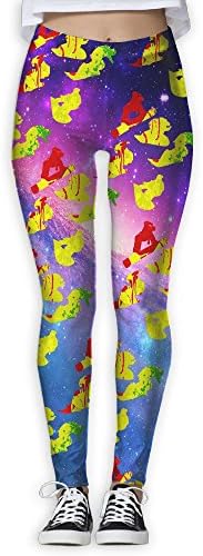 YDBM Snow Board Reggae Splash Women's Printed Yoga Pants Elastic Tights Workout Running Leggings