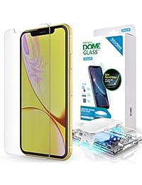 Whitestone   Protector de pantalla de cristal templado para iPhone XR, protector de pantalla completo [fijación de cúpula] fácil de instalar y reparar