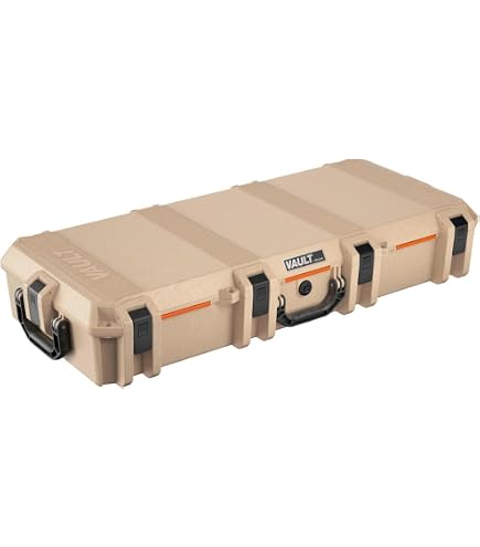 Amazon.com: Pelican V770 Vault Single Scoped Rifle Case, Tan