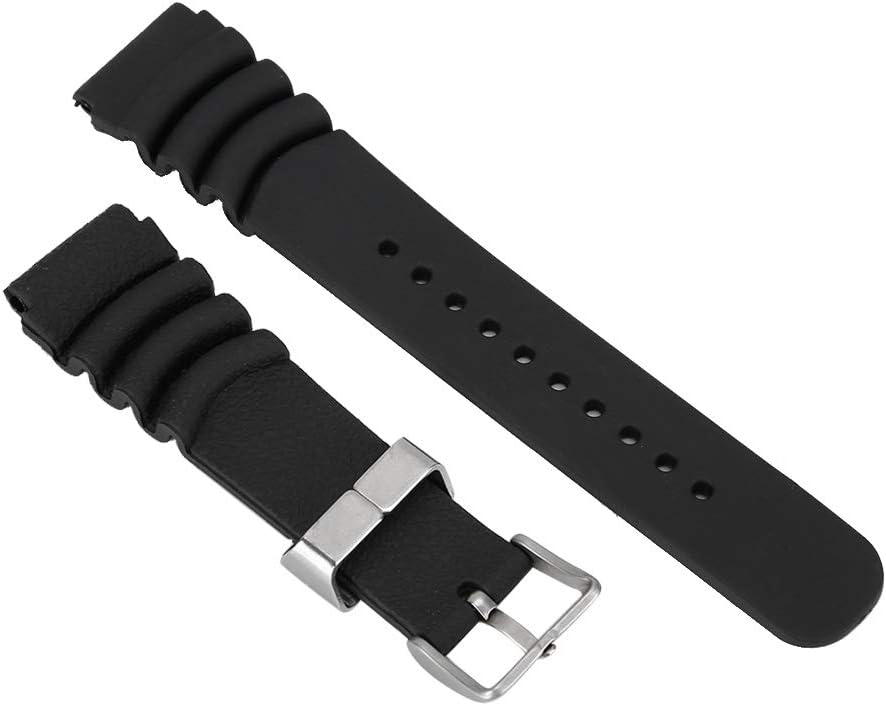 Rosvola Watch Wrist Band Strap, PU Adjustable Watch Replacement Accessory(22mm)