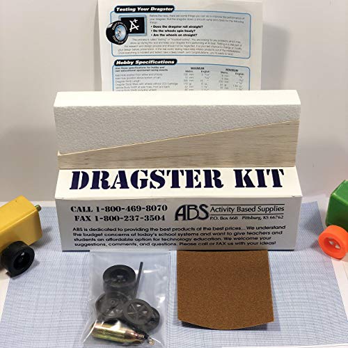 Balsa Co2 Dragster Car Kit LSRAV/Metric 