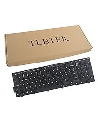 tlbtek portátil teclado de repuesto con retroiluminación para Dell Inspiron 15   3000 15   3541 15   3542 15   3543 15   3552 15   3555 15   3558 15   3565 15   5000 Vostro 15 3565 p39 °F p26e (15   3000 con retroiluminación)