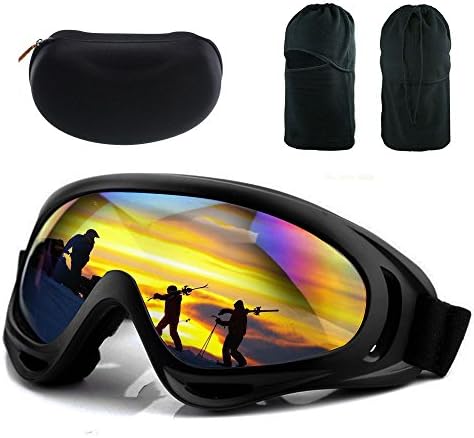 LEIDONYUAN Mask &amp; Colorful UV400 Ski Goggles for Riding Motorcycle Bikes Skiing atv Goggles