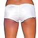 White Scrunch Back Micro Shorts (One size for all)