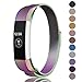 Fundro Compatible Fitbit Alta HR Alta Band, Milanese Stainless Steel Metal Replacement Band Magnetic Lock Fitbit Alta HR Alta, Women Men Small Large