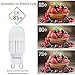 Kakanuo G9 LED Bulb Dimmable Warm White 3000K,3W(30W Halogen Equivalent),G9 Base Bi-Pin 300LM for Chandelier,Home Lighting(Pack Of 4)