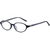 SUNBSR Retro Oval Glasses for Women Men Vintage Oval 90s Blue Light Glasses Y2K Small Face Fake Eyeglasses