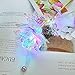 KIRIFLY Artificial Rose Gifts Fake Flowers Roses Presents for Women LED Light Plastic Cellophane Flower Birthday Anniversary Engagement Colorful Gifts