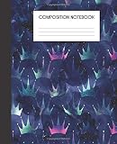 Composition Notebook: Mermaid Glitter Scales Pattern Faux Glam College Ruled Notebook Lined School Journal