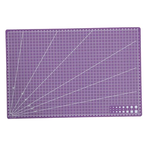 KONTONTY A3 Double-Sided Craft Cutting Mat for DIY Projects Self-Healing Plastic Sewing Board Reversible Mat for and Crafts Supplies