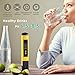 Digital PH Meter, VANTAKOOL PH Meter 0.01 PH High Accuracy Water Quality Tester with 0-14 PH Measurement Range for Household Drinking, Pool and Aquarium Water PH Tester Design with ATC (yellow)