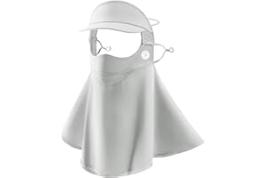 TOPORTY Unisex Sun Protection Face Mask Ice Silk Bandana Scarf Cooling Face Neck UV Protection for Summer Outdoor Activities