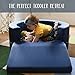 ECR4Kids ELR-12764-NVPB Softzone Lil Personal Space Cozy Foam Retreat, Navy/Powder Blue