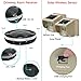 1/4 Mile Long Range Rechargable Solar Driveway Alarm Wireless Sensor System Driveway Sensor Alert System Weatherproof Security Outdoor Motion Sensor & Detector No Need Replace Batteries
