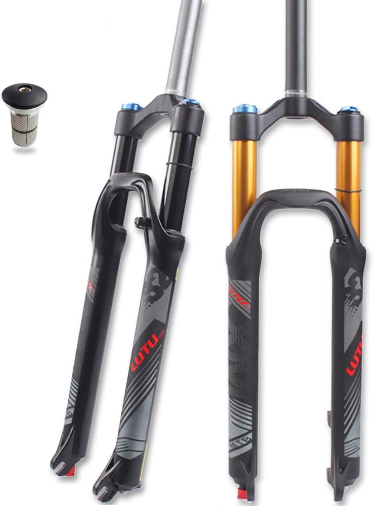 【US STOCK】 26/27.5/29inch MTB Suspension Front Fork, Rebound Adjust 120mm Travel 1