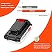 [Upgraded to 3000mAh] Replace for Black and Decker 20V Battery 3.0Ah Lithium Ion Max LBXR20 BXR20-OPE LBXR2020 LBXR20 LB20 LBX20 LB2X4020 2-Pack