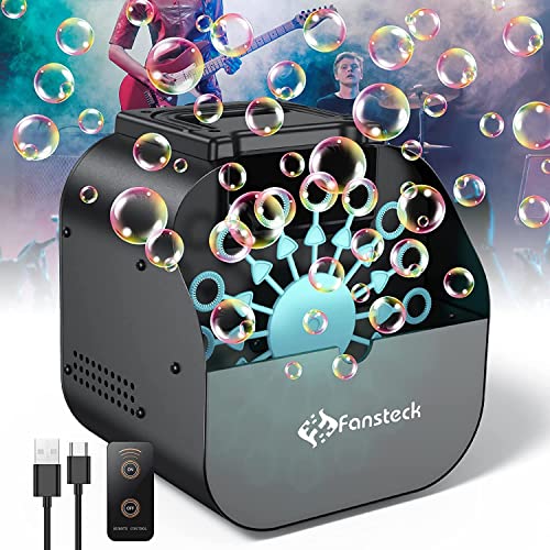 Fansteck Bubble Maker, Professional Wireless Remote Control Bubble