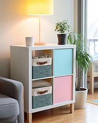DECOMOMO Storage Bins Fabric Storage Baskets for