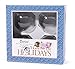 Darice 80mm Clear Glass Hanging Ornaments, 8 Count (Pack of 8), Christmas
