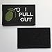 SpaceAuto I Pull Out Grenade Military Tactical Morale Badge Hook & Loop Fastener Patch 3.15