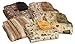 Throw Blanket for Camping - Plush Reversible Camping Blanket for Indoor & Outdoor Settings - Machine Washable Soft Blanket - 100% Polyester Cozy Blanket with Retro-Inspired Patterns, Camp Casual